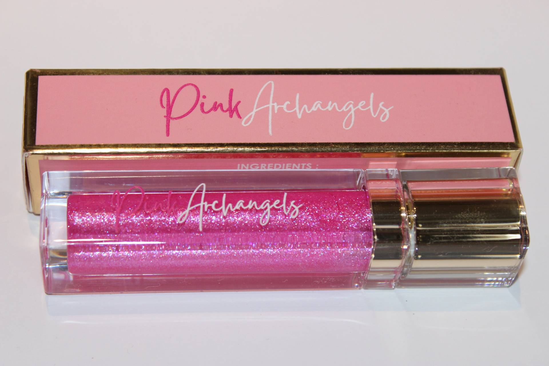 Rosa Lakshmi Lipgloss, Vegan & Grausam-Freie Lippengloss, Natürliche Schönheit, Non-stick Gloss von PinkArchangels
