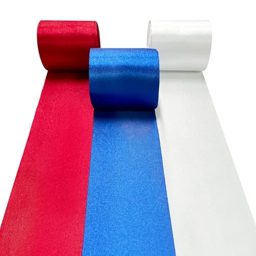 60m Blau Rot Weiß 50mm Breit Satinband für DIY-Bastelarbeiten Geschenke Verpackungen Party-Hintergrund Amerikanischer Unabhängigkeitstag Patriotische Veteranen Abschlussfeier Hochzeits 60m Blau Rot Weiß 50mm Breit Satinband für DIY-Bastelarbeiten Geschenke Verpackungen Party-Hintergrund Amerikanischer Unabhängigkeitstag Patriotische Veteranen Abschlussfeier Hochzeits von PinkBlume