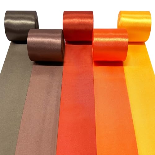 60m Herbstliches Satinband 50mm Zoll Breit Ombre-Braun-Orange-Gelb-Band für DIY-Bastelarbeiten Geschenke Verpackungen Party-Hintergrund Hochzeit Geburtstag Brautparty Herbst-Thanksgiving-Deko 60m Herbstliches Satinband 50mm Zoll Breit Ombre-Braun-Orange-Gelb-Band für DIY-Bastelarbeiten Geschenke Verpackungen Party-Hintergrund Hochzeit Geburtstag Brautparty Herbst-Thanksgiving-Deko von PinkBlume