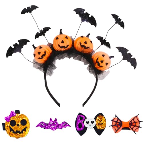 PinkSheep Halloween Kürbis Haarreif, Herbst Party Kopfschmuck PinkSheep Halloween Kürbis Haarreif, Herbst Party Kopfschmuck von PinkSheep