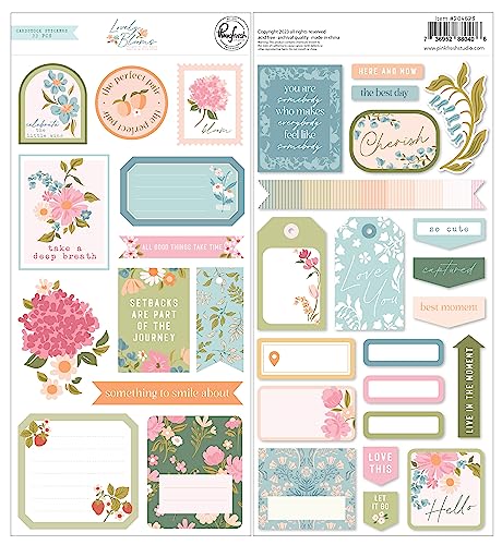 Pinkfresh Cardstock Stickers-Lovely Blooms Pinkfresh Cardstock Stickers-Lovely Blooms von Pinkfresh Studio