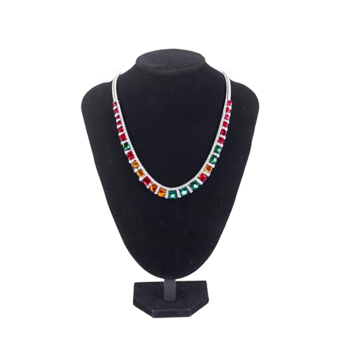 Pinkgarden 3D-Halskettenständer aus schwarzem Samt, 28,7 cm, Schmuck-Staffelei, Ketten-Organizer für Zuhause, Schlafzimmer und Einzelhandel Pinkgarden 3D-Halskettenständer aus schwarzem Samt, 28,7 cm, Schmuck-Staffelei, Ketten-Organizer für Zuhause, Schlafzimmer und Einzelhandel von Pinkgarden