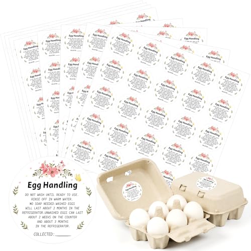 500 Stück Bauernhof-Etiketten für frische Eierkartons, 5,1 cm, runde Eierkarton-Aufkleber, PET, selbstklebend, beschreibbar, für Bauernhof, frische Eier, Verpackungsaufkleber für Huhn, Wachtel 500 Stück Bauernhof-Etiketten für frische Eierkartons, 5,1 cm, runde Eierkarton-Aufkleber, PET, selbstklebend, beschreibbar, für Bauernhof, frische Eier, Verpackungsaufkleber für Huhn, Wachtel von Pinsit