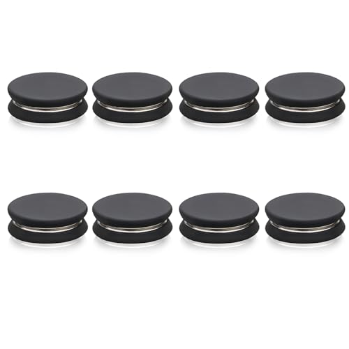 Pinsit Magnetischer Hijab-Pin, 8 Stück, Schwarz, Metall, Kompakt, Mehrzweck, Nadellos, Brosche, Magnetischer Schalverschluss, Hijab-Pins, Damen, Kleidung, Schals von Pinsit