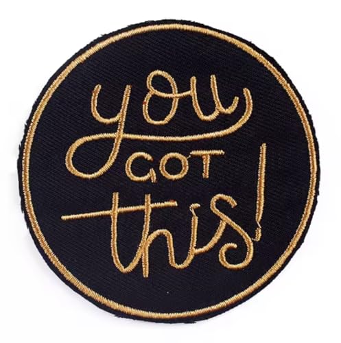 Aufnäher zum Aufbügeln mit Aufschrift "You Got This Be Positive Make It Happen" Positivität Motivation Ziel Motivation Einstellung Hoffnung Inspirierender Optimist Optimismus Better Future 7 cm Aufnäher zum Aufbügeln mit Aufschrift "You Got This Be Positive Make It Happen" Positivität Motivation Ziel Motivation Einstellung Hoffnung Inspirierender Optimist Optimismus Better Future 7 cm von Pinstant