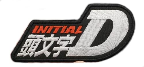Initiale D Akagi RedSuns Manga Anime 8,6 cm Bügelbild für Kleidung von Pinstant
