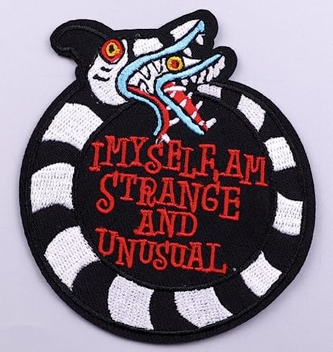 Sandworm Sand Worm Beetlejuice Comedy Movie 3.5" Iron On Embroidered Thermoadhesive Patch for Clothing von Pinstant