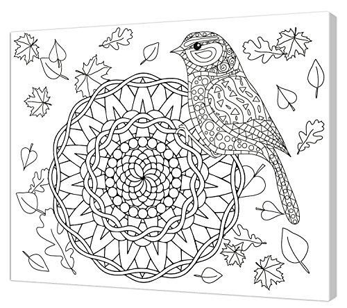 Pintcolor 7806.0 Keilrahmen mit Leinwand bedruckt zum Ausmalen, Holz-Tanne, weiß/schwarz, 40 x 50 x 3.5 cm Pintcolor 7806.0 Keilrahmen mit Leinwand bedruckt zum Ausmalen, Holz-Tanne, weiß/schwarz, 40 x 50 x 3.5 cm von Pintcolor