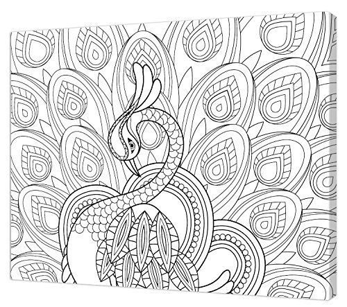 Pintcolor 7807.0 Keilrahmen mit Leinwand bedruckt zum Ausmalen, Holz-Tanne, weiß/schwarz, 40 x 50 x 3.5 cm Pintcolor 7807.0 Keilrahmen mit Leinwand bedruckt zum Ausmalen, Holz-Tanne, weiß/schwarz, 40 x 50 x 3.5 cm von Pintcolor
