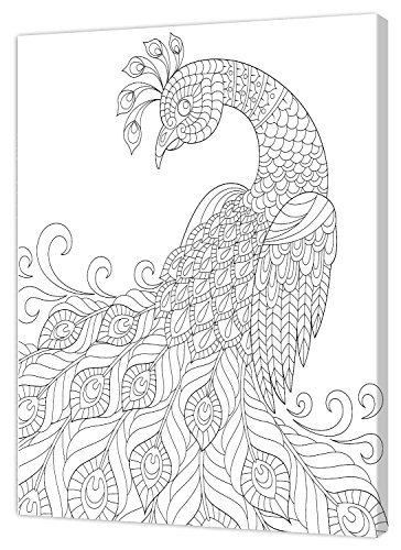 Pintcolor 7808.0 Keilrahmen mit Leinwand bedruckt zum Ausmalen, Holz-Tanne, weiß/schwarz, 40 x 50 x 3.5 cm Pintcolor 7808.0 Keilrahmen mit Leinwand bedruckt zum Ausmalen, Holz-Tanne, weiß/schwarz, 40 x 50 x 3.5 cm von Pintcolor