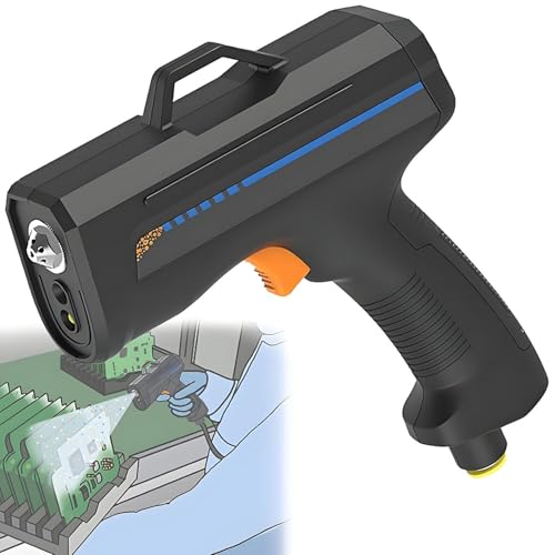 PioMue Handgehaltene Antistatikpistole, Ionenausgleich zur statischen Beseitigung, mit Stauberkennungslicht, zur Entfernung statischer Elektrizität in der Industrie, elektronische Reparatur PulseType PioMue Handgehaltene Antistatikpistole, Ionenausgleich zur statischen Beseitigung, mit Stauberkennungslicht, zur Entfernung statischer Elektrizität in der Industrie, elektronische Reparatur PulseType von PioMue