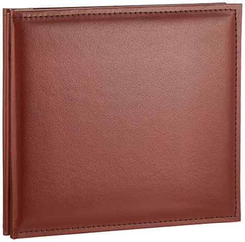 Pioneer Erinnerungsbuch, 20,3 x 20,3 cm, genähtes Kunstleder, Braun von Pioneer Photo Albums