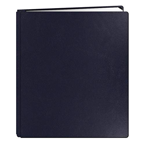 Pioneer Photo Albums Family Treasures Deluxe Sammelalbum, Lederfaserstoff, 20 Seiten, 20 Seiten, Marineblau von Pioneer Photo Albums