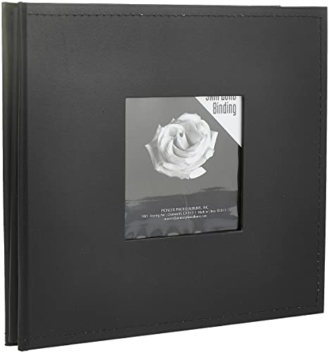 Pioneer Snapload Erinnerungsbuch, 20,3 x 20,3 cm, mit Kunstlederrahmen, Schwarz von Pioneer Photo Albums