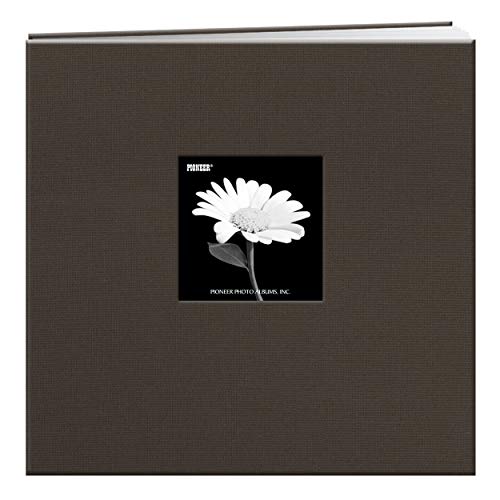 Pioneer 30,5 x 30,5 cm Buch, Stoffeinband, Album mit Fenster, rot, Warm Mocha, 30,5 x 30,5 cm von Pioneer Photo Albums
