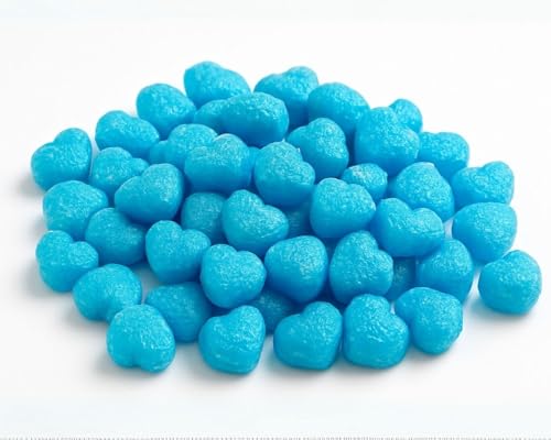 Verpackungschips Herz Bio Blau 10-400L | aus Maisstärke | 100% biologisch abbaubar und kompostierbar Füllchips Polsterchips Polstermaterial Füllmaterial (20) von Pioneer