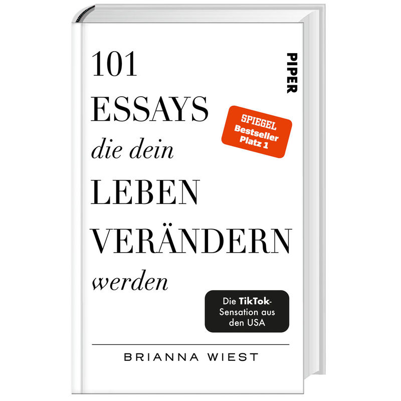 101 Essays, Die Dein Leben Verändern Werden - Brianna Wiest, Gebunden von Piper