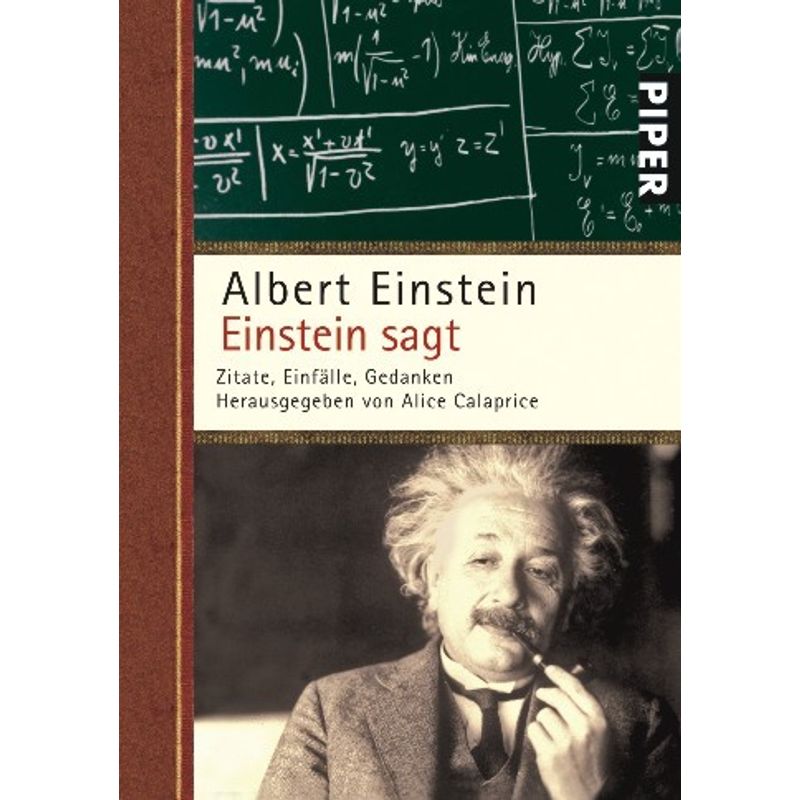 Einstein Sagt - Albert Einstein, Gebunden von Piper