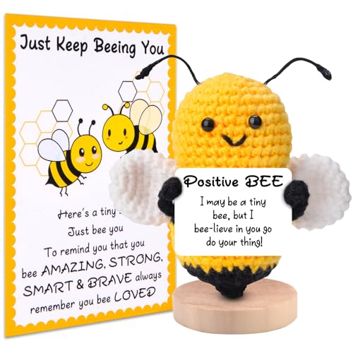 Potato Pocket Hug Geschenk, Positive Potato, Mini-Plüsch Figuren Lustige Potato Puppe, Kreative Strickwolle Kartoffel Puppe mit Positiver Energiekarte für Paare, Familien, Freunde, Patienten Potato Pocket Hug Geschenk, Positive Potato, Mini-Plüsch Figuren Lustige Potato Puppe, Kreative Strickwolle Kartoffel Puppe mit Positiver Energiekarte für Paare, Familien, Freunde, Patienten von Pipihome