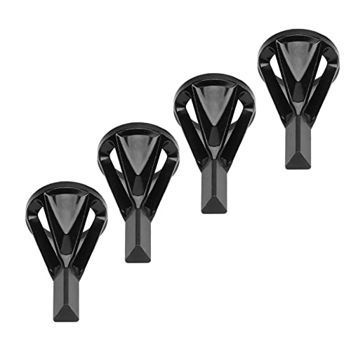 Externes Kammerwerkzeug Ungeballt - Verschleiß und und Langlebig - Schnelles Kammer ohne Brombeeren für Verschiedene 4pcs Materialien (Dreieckiger Griff) von Pissente