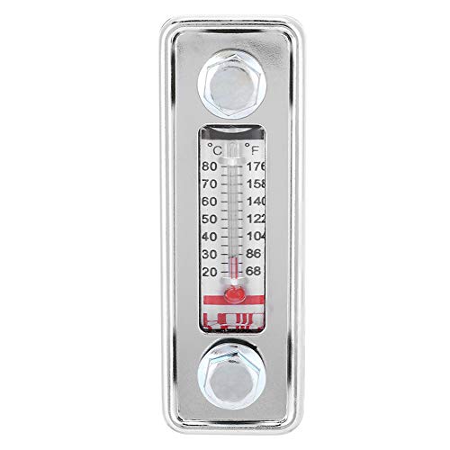 Glasspiegel Genauer Flüssigkeitsspiegelmesser, Intuitive Anzeige Gut Dichtung Hoher Temperaturölspiegel für Hydraulisches System Transparenter Indikator (LS-3) von Pissente