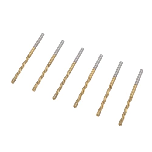 HSS -Bohrbits, 50pcs Metall -Spiralbits für Holzschnitt -Glasfaser mit Spiralsägen -Elektrowerkzeugen Genaue Schneidergebnisse Langlebige Leistung Schnelle Effiziente (GOLD) von Pissente