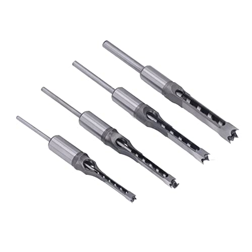 Holzbearbeitungsmeißel, HSS -Bohrer -Bits für Holzbearbeitungsmaschinen 4pcs Holzbearbeitung Quadratische Bohrer Bits Set Countersink Holzbearbeitungsmeißel, HSS -Bohrer -Bits für Holzbearbeitungsmaschinen 4pcs Holzbearbeitung Quadratische Bohrer Bits Set Countersink von Pissente