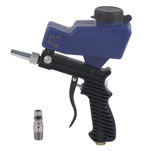 Leichte und Handy Gravity Futters Sandsprühpistole, Aluminiummaterial Luft Sandblaster Werkzeug 70 150 Psi 6000 U/Min 600 Ccm 6mm Sprühloch 20 Filterbildschirm Lufteinlass von Pissente