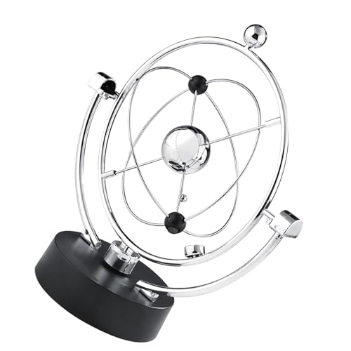 Pissente Kinetische Skulptur Revolvierender Kunstdeskendekor mit Ewiger Bewegung für Home Office Study Physics Spielzeuggeschenk (A603) von Pissente