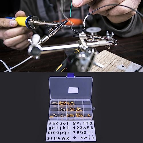 Set Holzstift mit Schablonen - 56 PC -Pyrographie von Gravurhilfen für Schweißen und Skulpturen, Ideal für Holzarbeiten, Handwerk und Amateure (57 Pyroskopstücke) von Pissente