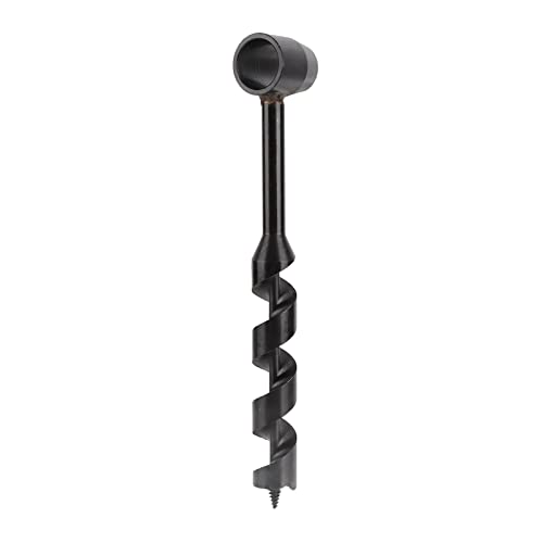Survival Eye Auger Handbuch Bohrer, Tragbarer Handholzschnecken für Bushcraft Rucksack Camping, Kohlenstoffstahl -Handschnee, Selbstkippschraube Zum Bohren (10-230 mm) (16-230 mm) (19-230 mm) von Pissente
