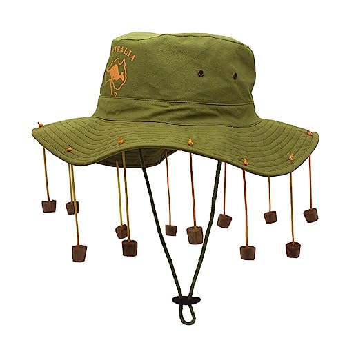 te Australischer Hut für Erwachsene, mit Korkperlen, Kostümhut, für Australien-Tagsparty (45,7 m) von Pissente