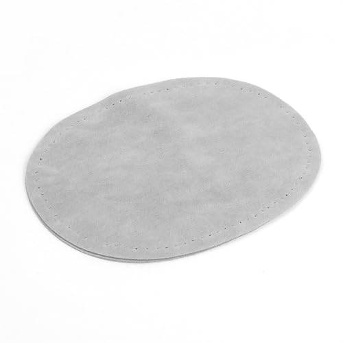 1 Paar Aufnäher aus PU-Leder, Reparaturflicken in ovaler Form, Ellenbogen, Knie, Bekleidungszubehör für Pullover, Jeans von Pitadue