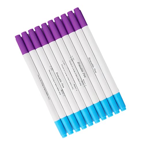 10 x Stoffmarker zum Nähen, wasserlöslicher Stoffmarker, waschbarer Stoffmarker, wasserlöslicher Stift, wasserlöslicher Stift von Pitadue