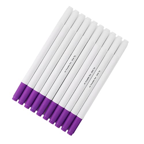 10 x Stoffmarker zum Nähen, wasserlöslicher Stoffmarker, waschbarer Stoffmarker, wasserlöslicher Stift, wasserlöslicher Stift von Pitadue