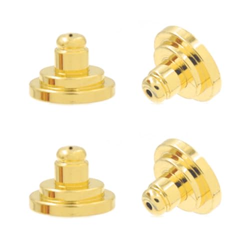 4 x Ohrring-Verschlüsse, sichere Ohrring-Verschlüsse, große Verschluss-Ohrringe, Ornament-Rückenclips von Pitadue