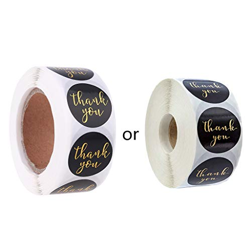 500 runde Dankesaufkleber, Siegel-Etiketten, Hochzeit, Party, Scrapbooking, Paket von Pitadue