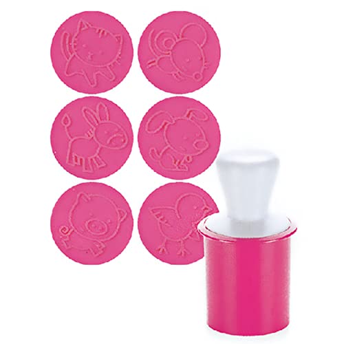 6 Stück Cartoon-Stempelformen, Plunger, Schokolade, Fondant, Kuchen, Präger, Backgeschirr, Küche, Kuchendekoration, Werkzeuge 6 Stück Cartoon-Stempelformen, Plunger, Schokolade, Fondant, Kuchen, Präger, Backgeschirr, Küche, Kuchendekoration, Werkzeuge von Pitadue