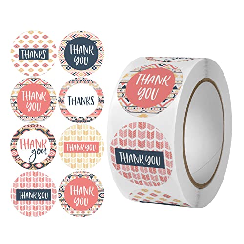 Dankesaufkleber, rund, für Giveaways, Brautpartys, kleine Unternehmen, Dessert-Verpackung, 500 Stück von Pitadue