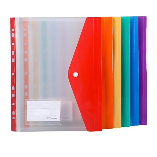 Dokumententasche mit 11 Löchern, gelocht, Dokumententasche, Briefgröße, Ordner, Dokumentenmappe, Dokumentenmappe, 6 Stück Dokumententasche mit 11 Löchern, gelocht, Dokumententasche, Briefgröße, Ordner, Dokumentenmappe, Dokumentenmappe, 6 Stück von Pitadue