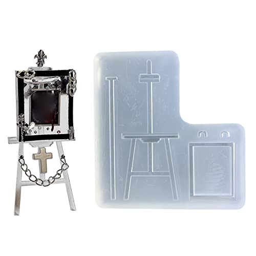 Fotorahmen-Harzform, Silikonform für Bilderrahmen, Epoxidharz, handbemalte Staffelei, dekorative Form Fotorahmen-Harzform, Silikonform für Bilderrahmen, Epoxidharz, handbemalte Staffelei, dekorative Form von Pitadue