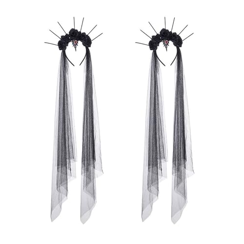 Halloween-Stirnbänder, tragbares Halloween-Kostüm-Zubehör, Kopfschmuck, Halloween-Kopfschmuck, Ornament für Cosplay Halloween-Stirnbänder, tragbares Halloween-Kostüm-Zubehör, Kopfschmuck, Halloween-Kopfschmuck, Ornament für Cosplay von Pitadue