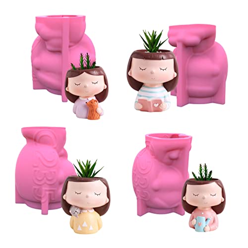 Halter Harzform Zement Gips Blumentopf Silikonformen Epoxidharz Gießformen für DIY Schmuck Aufbewahrungsbox von Pitadue