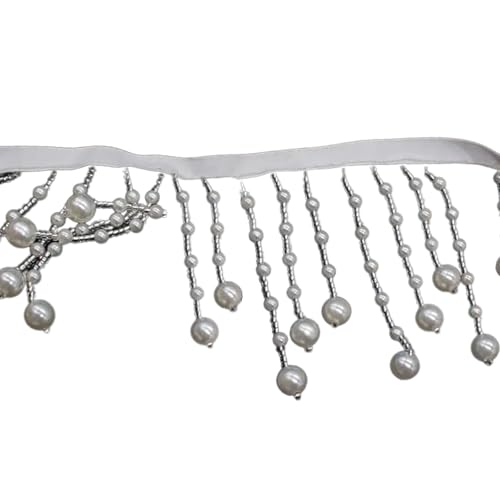 Mehrzweck-Strass-Perlen, dekorative Kette für Bastelprojekte, ideal für Kleidung, Schuhe und Taschen, Kleidung, Nähzubehör von Pitadue