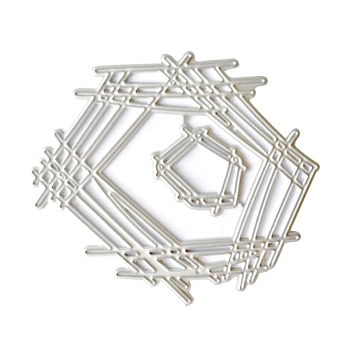 Metall-Stanzformen mit geometrischem Rahmen, Schablonen für Scrapbooking, dekorative Prägung, Papier, Karten, Vorlage, Dekoration, Stanzform Metall-Stanzformen mit geometrischem Rahmen, Schablonen für Scrapbooking, dekorative Prägung, Papier, Karten, Vorlage, Dekoration, Stanzform von Pitadue