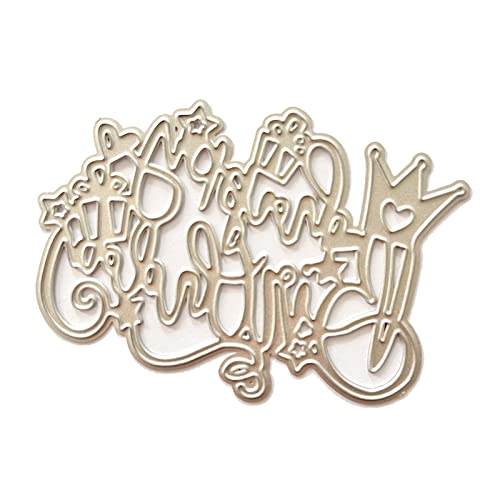 Metall-Stanzformen zum Geburtstag, Prägeschablone für Kartenherstellung, Scrapbooking, Papierbastelvorlage von Pitadue