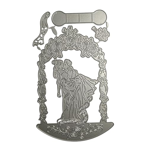 Metall-Stanzschablone "Dancing Girl", zum Basteln, Karbonstahl, Prägeschablonen, Scrapbooking, für Karten, Stanzformen von Pitadue