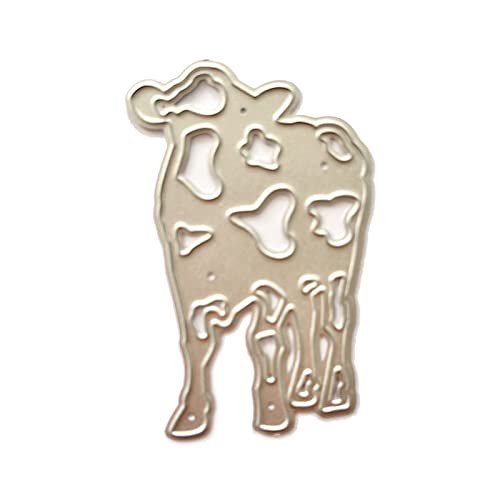Metall-Stanzschablone mit Kuhmotiv, Karbonstahl, Prägeschablone, Scrapbooking, für Karten, Stanzformen, Dekoration von Pitadue