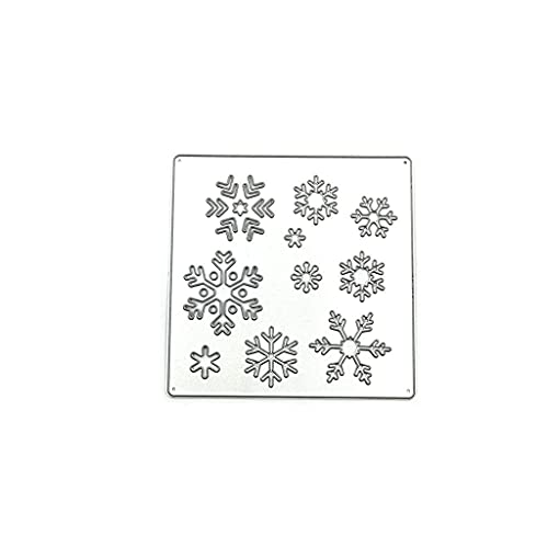 Metall-Stanzschablone mit Weihnachtsschneeflocke, Scrapbooking, Stanzform, Kartenprägung, Fotoalbum, Vorlage, Dekoration von Pitadue