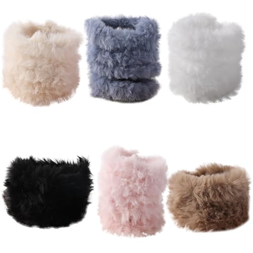 Pfeifenreiniger, Chenille-Stiele, Bastelstreifen, flauschiger Stab, handgefertigtes Bastelzubehör, Plüschpuppen, Drehstäbe, 6 Farben von Pitadue